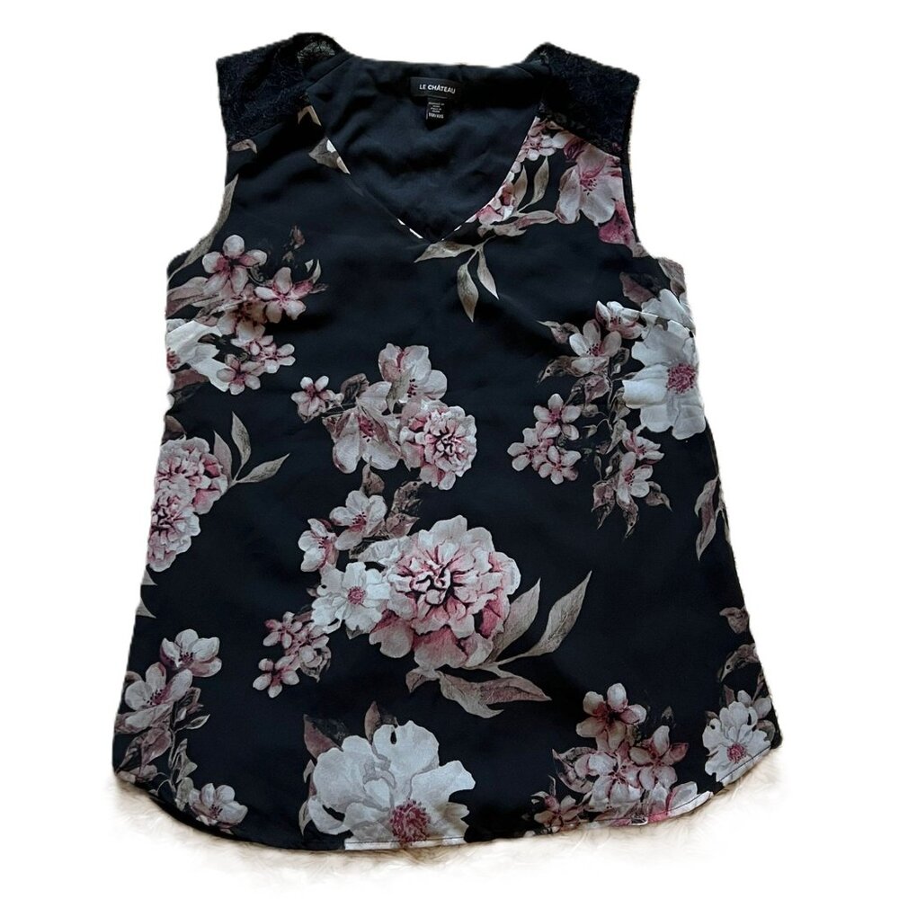 Almost New Le Chateau Floral Tank